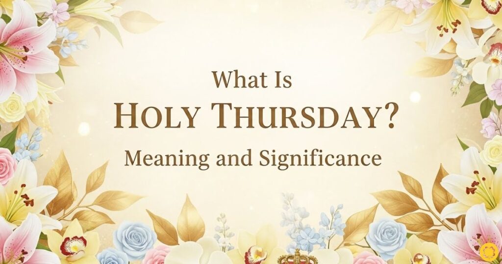 What Is Holy Thursday? Meaning and Significance