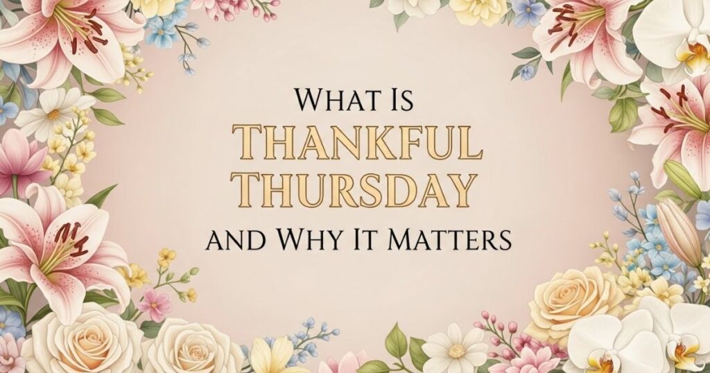 What Is Thankful Thursday and Why It Matters
