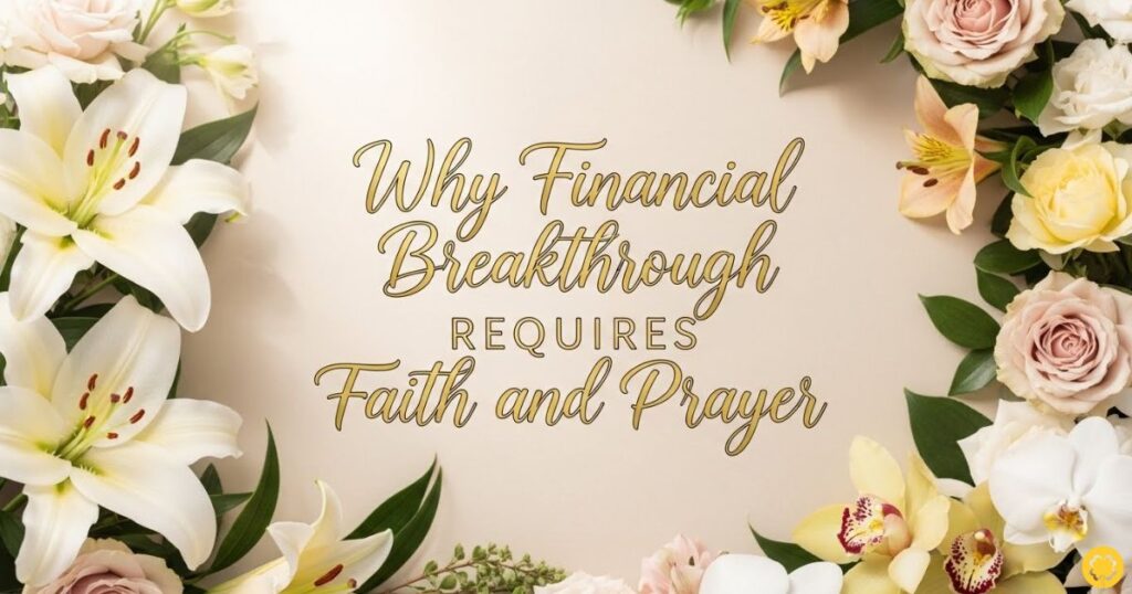 Why Financial Breakthrough Requires Faith and Prayer