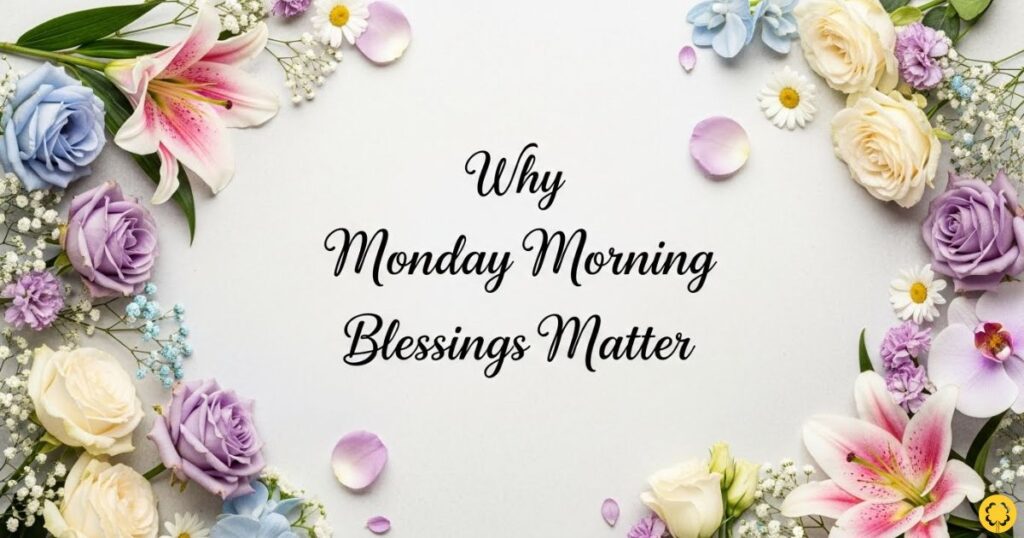 Why Monday Morning Blessings Matter

