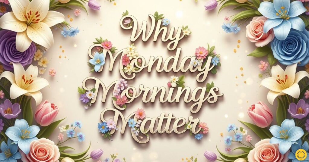 Why Monday Mornings Matter