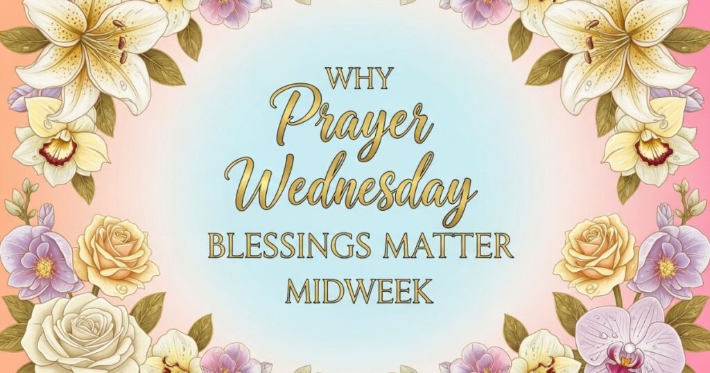 Why Prayer Wednesday Blessings Matter Midweek