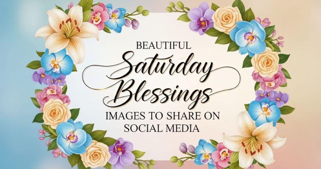 Beautiful Saturday Blessings Images to Share on Social Media