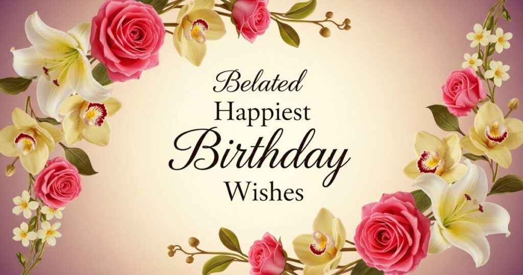Belated Happiest Birthday Wishes