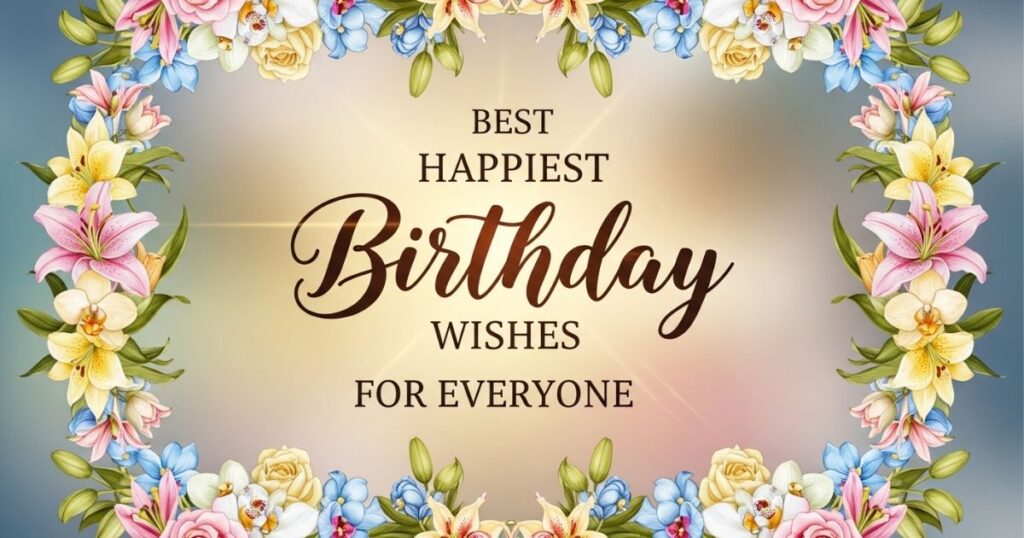 Best Happiest Birthday Wishes for Everyone