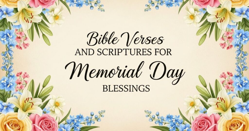 Bible Verses and Scriptures for Memorial Day Blessings