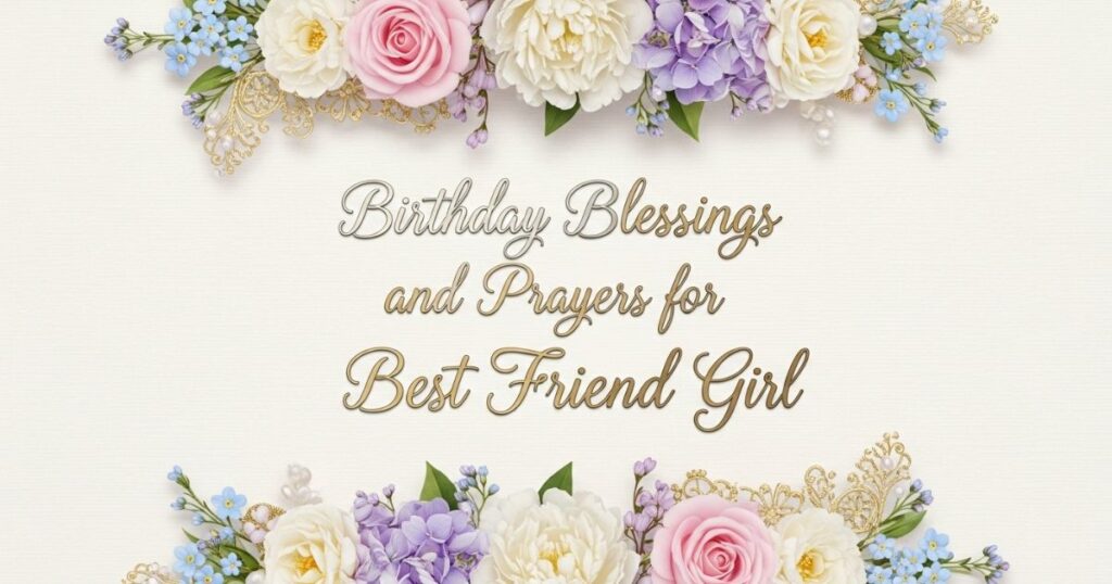 Birthday Blessings and Prayers for Best Friend Girl