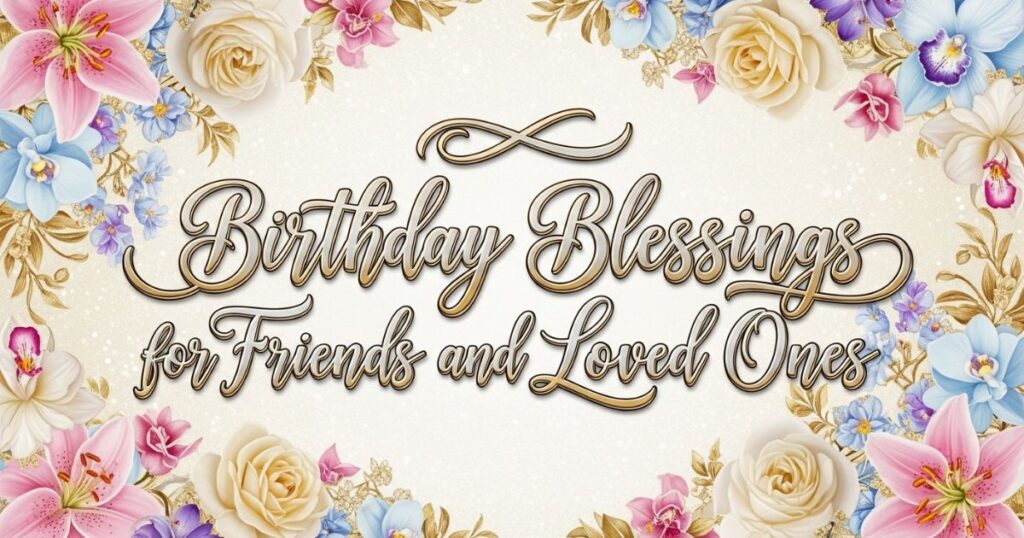Birthday Blessings for Friends and Loved Ones