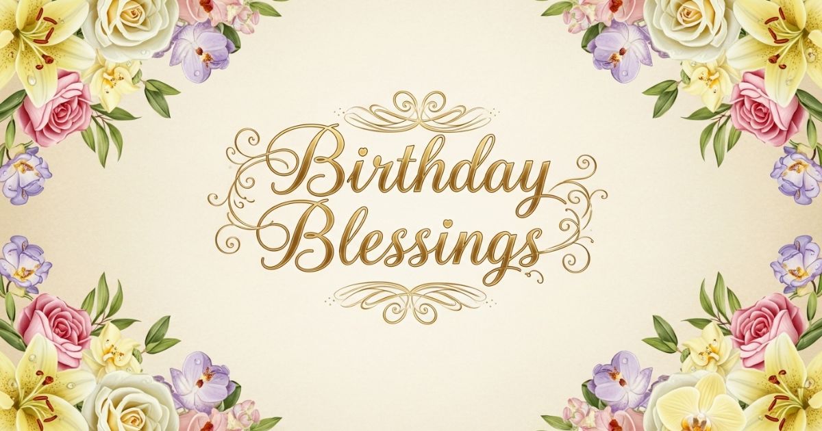 birthday blessings