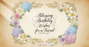 blessing birthday wishes for friend