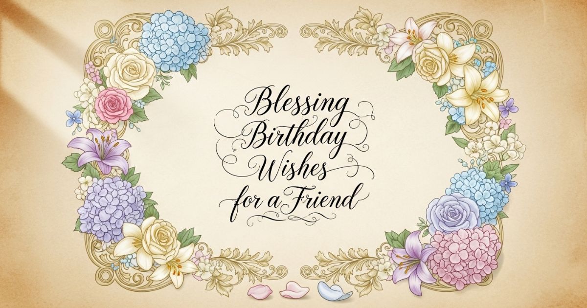 blessing birthday wishes for friend