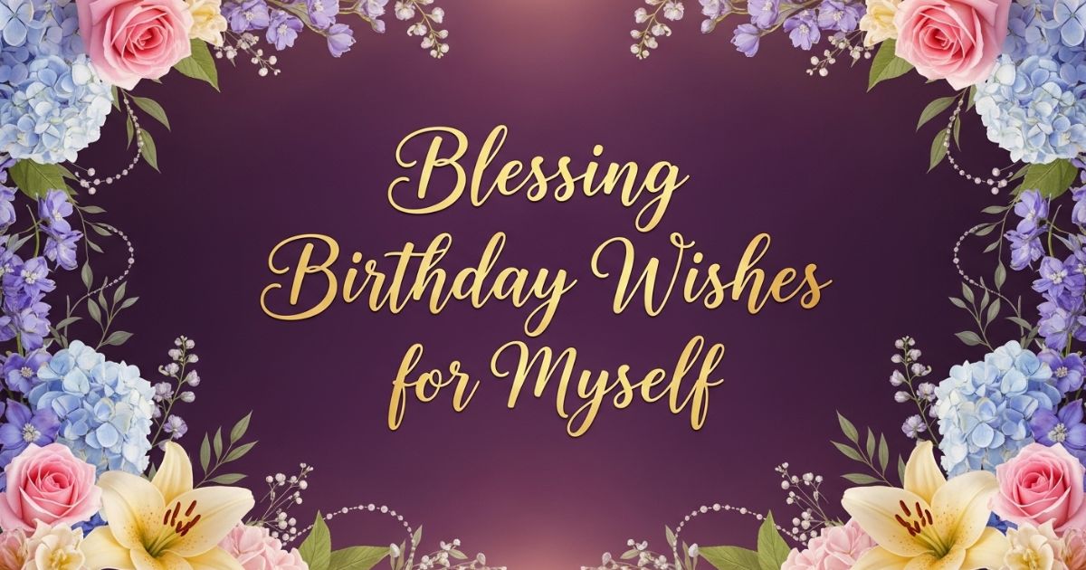 blessing birthday wishes for myself