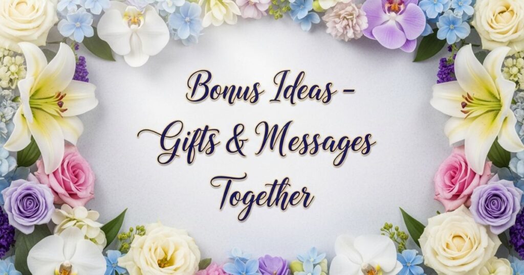 Bonus Ideas – Gifts & Messages Together