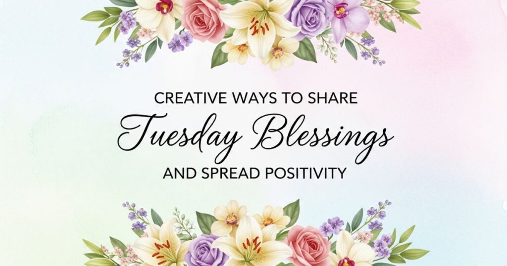 Creative Ways to Share Tuesday Blessings and Spread Positivity