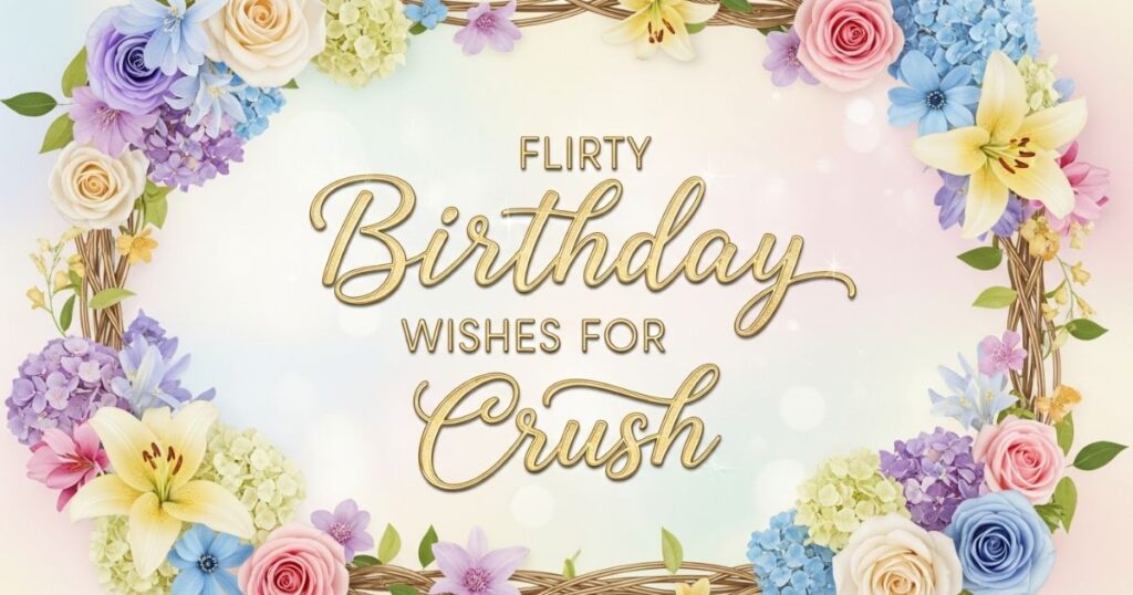 Flirty Birthday Wishes for Crush