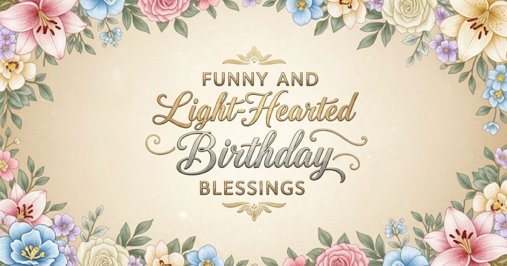 Funny and Light-Hearted Birthday Blessings