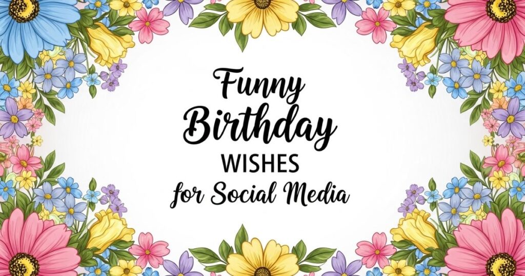 Funny Birthday Wishes for Social Media