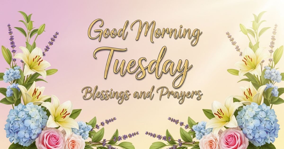 good morning tuesday blessings and prayers