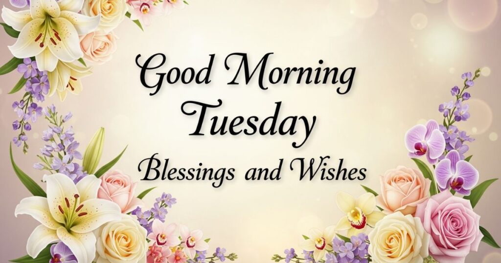 Good Morning Tuesday Blessings and Wishes