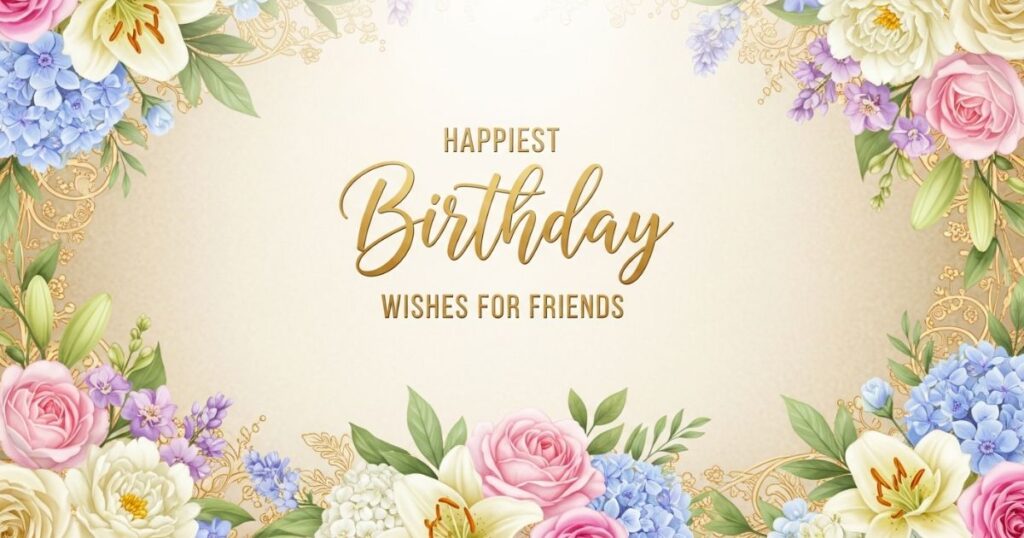 Happiest Birthday Wishes for Friends