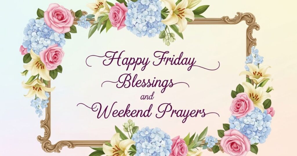 Happy Friday Blessings and Weekend Prayers