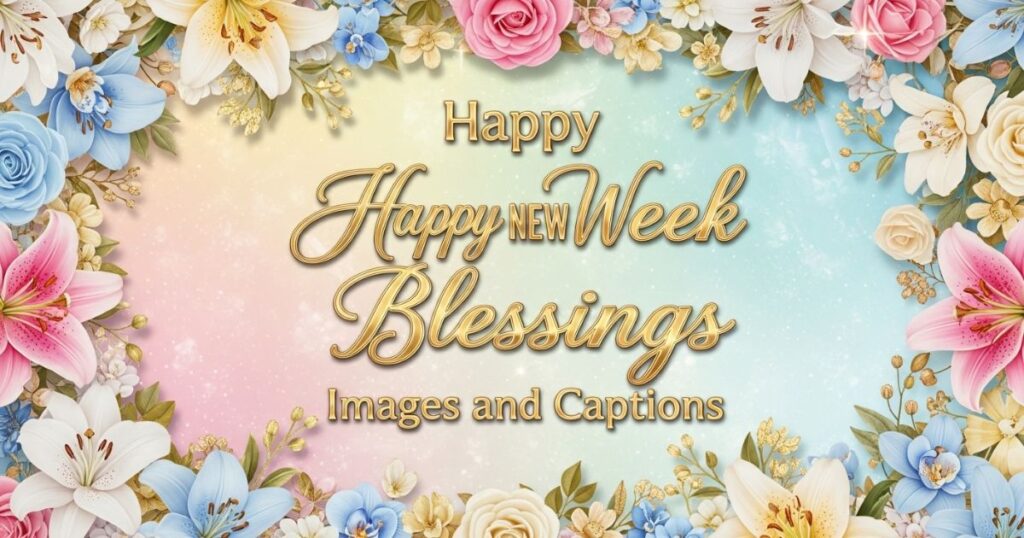 Happy New Week Blessings Images and Captions