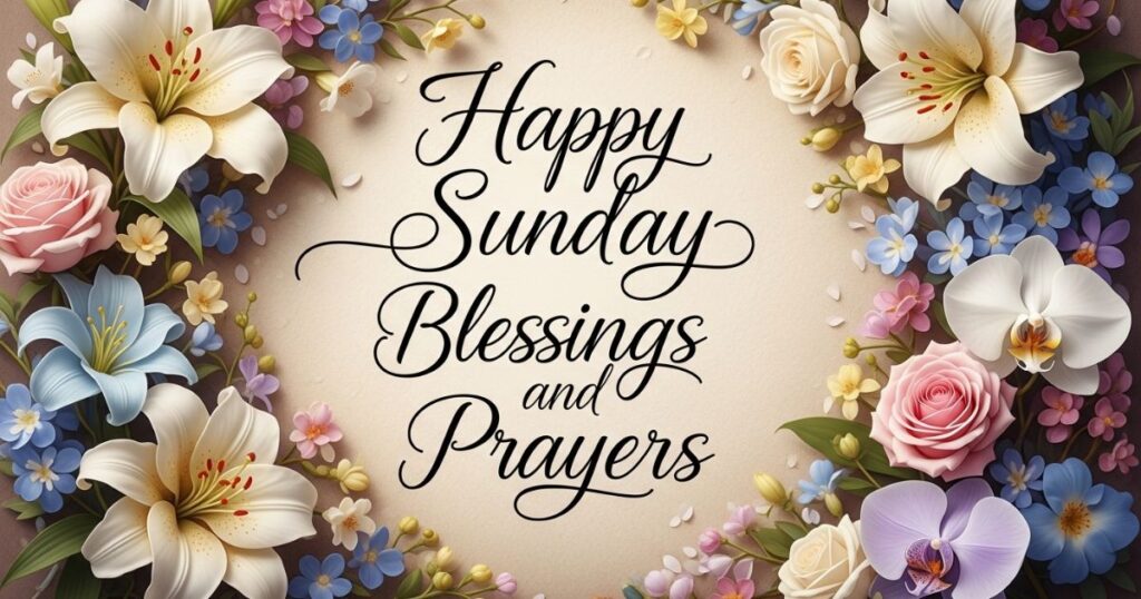 Happy Sunday Blessings and Prayers
