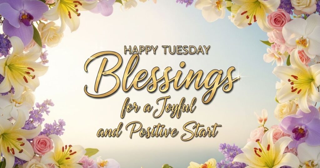 Happy Tuesday Blessings for a Joyful and Positive Start