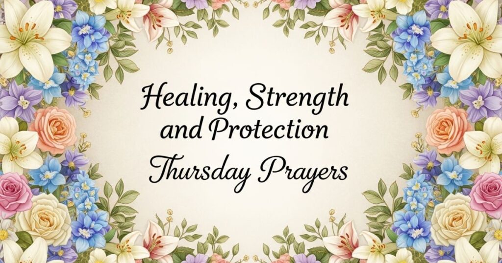 Healing, Strength, and Protection Thursday Prayers