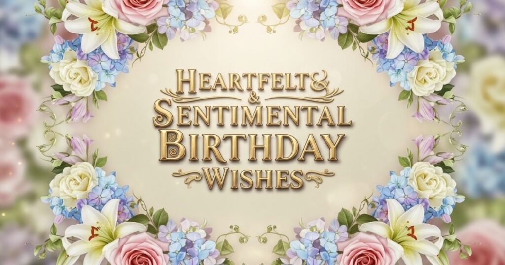 Heartfelt & Sentimental Birthday Wishes