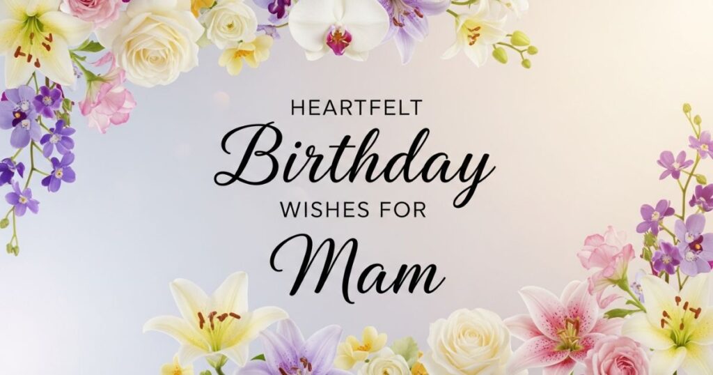 Heartfelt Birthday Wishes for Mam