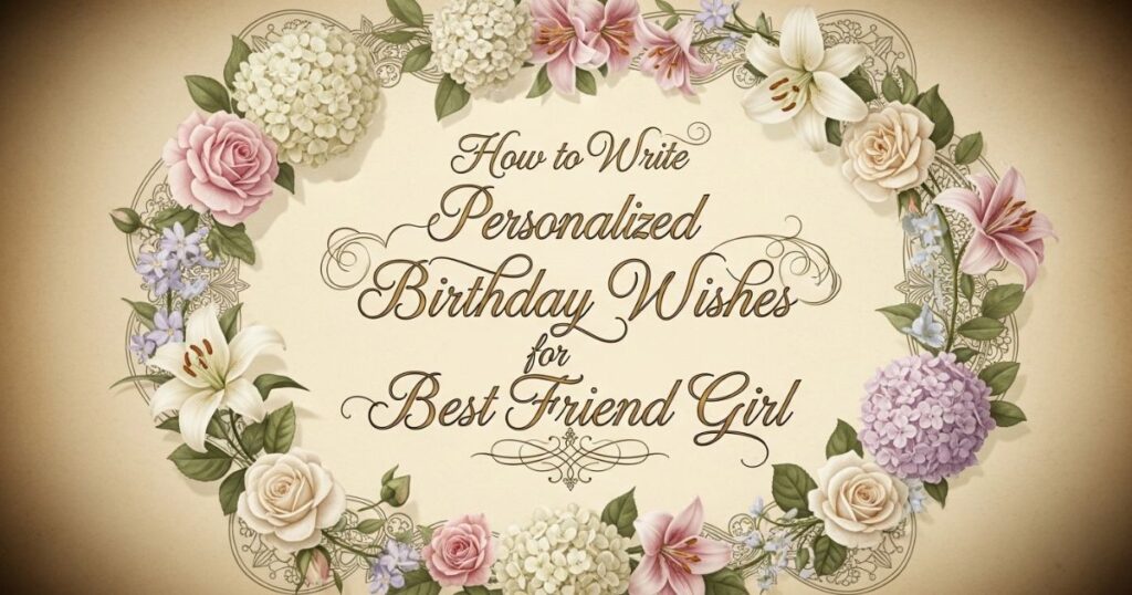 How to Write Personalized Touching Birthday Wishes for Best Friend Girl