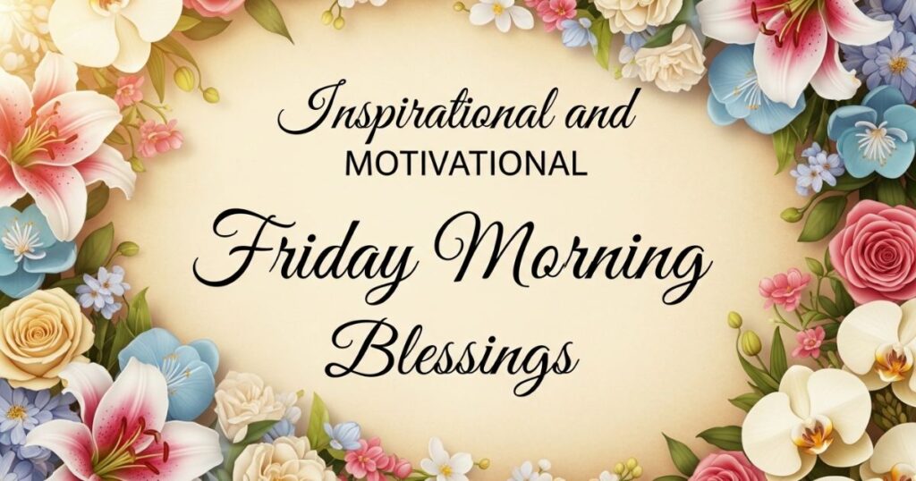 Inspirational and Motivational Friday Morning Blessings