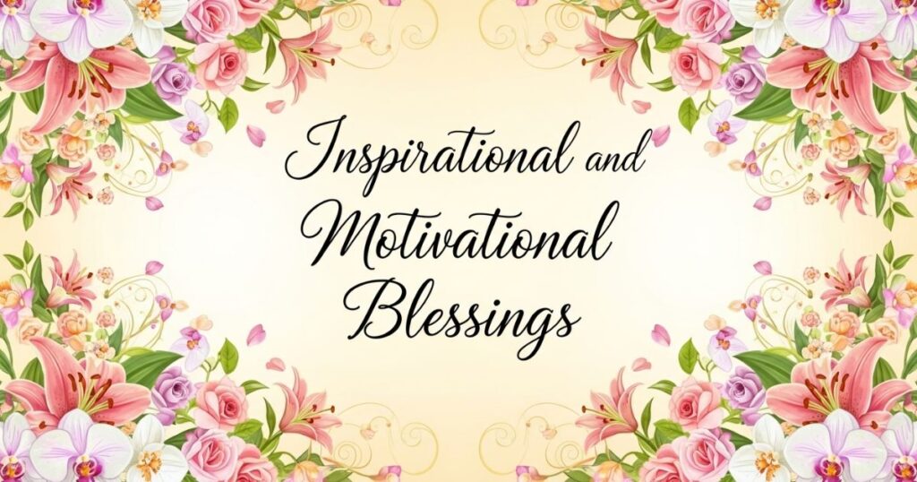 Inspirational and Motivational Tuesday Blessings