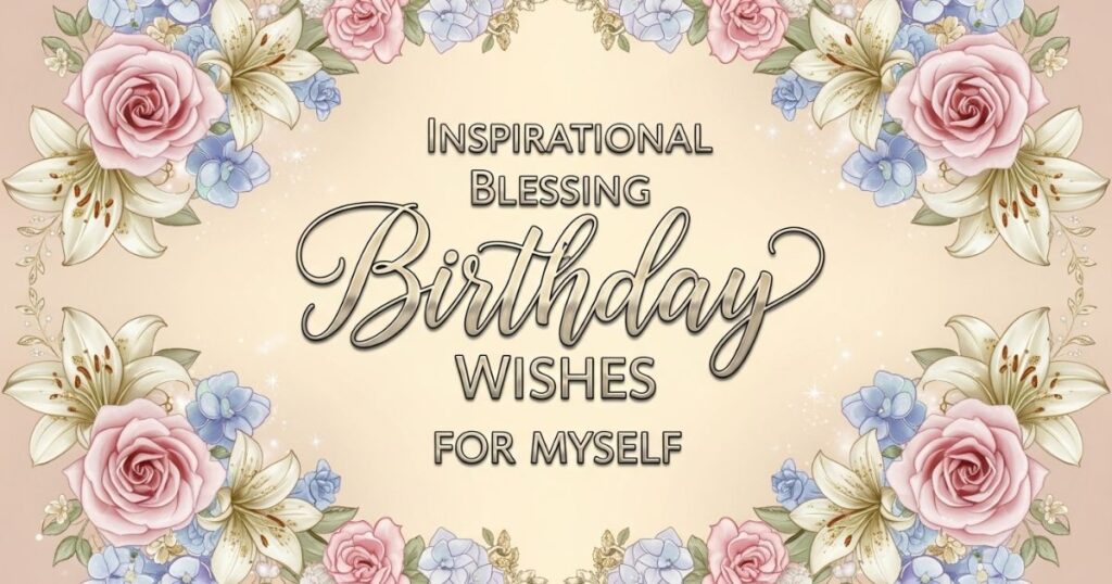 Inspirational Blessing Birthday Wishes for Myself