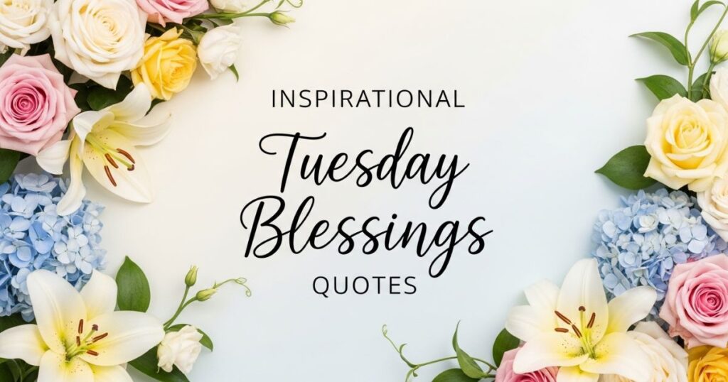 Inspirational Tuesday Blessings Quotes