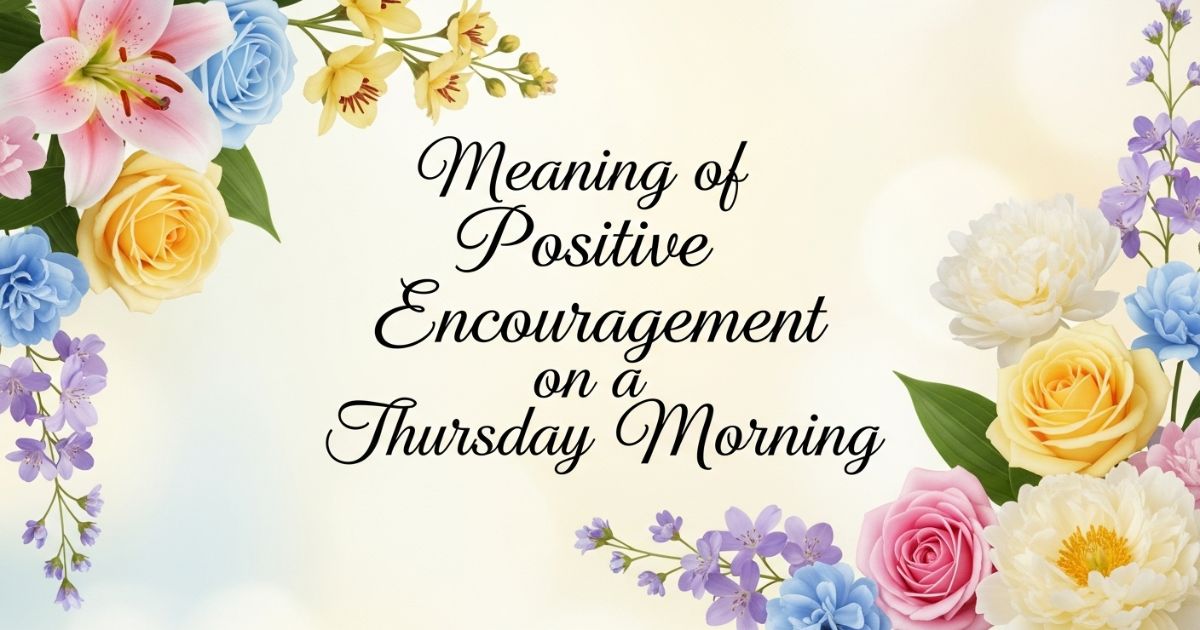 Thursday Positive Note Positive Encouragement Good Morning Thursday: Inspiring Messages to ...