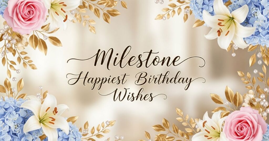 Milestone Happiest Birthday Wishes