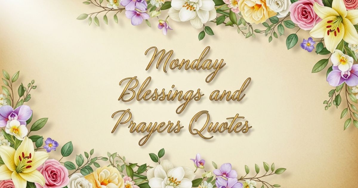 monday blessings and prayers quotes