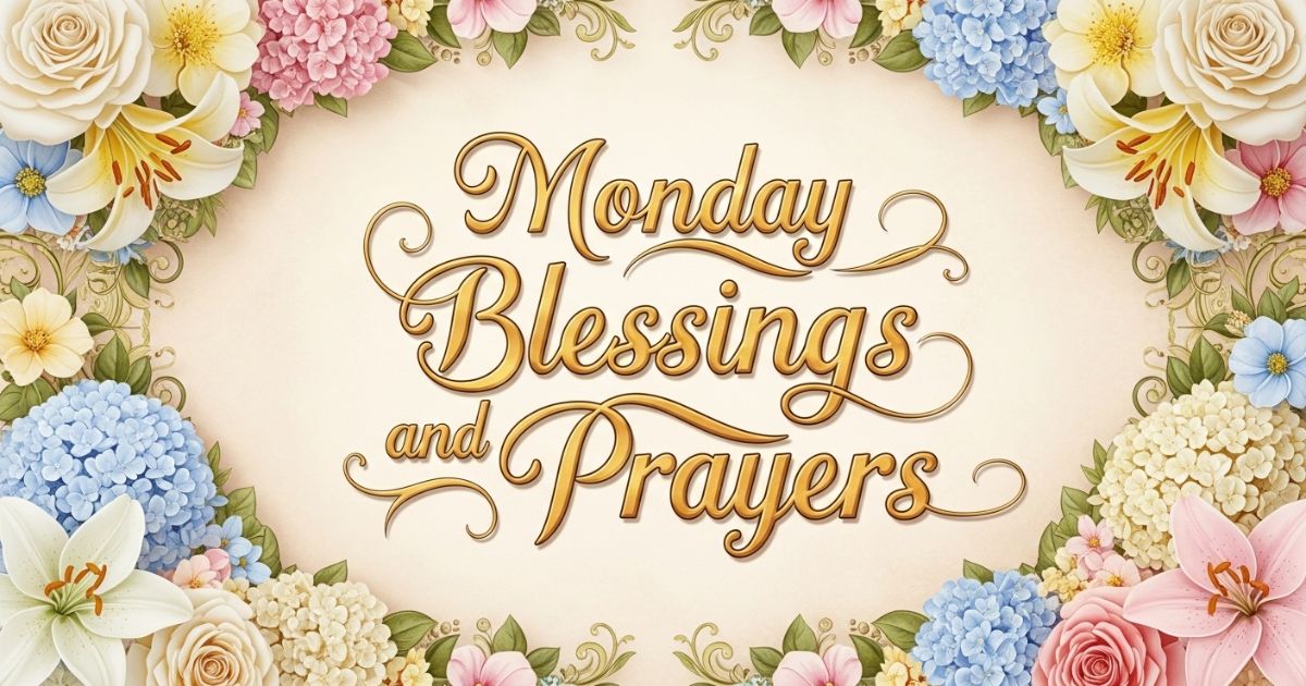 monday blessings and prayers