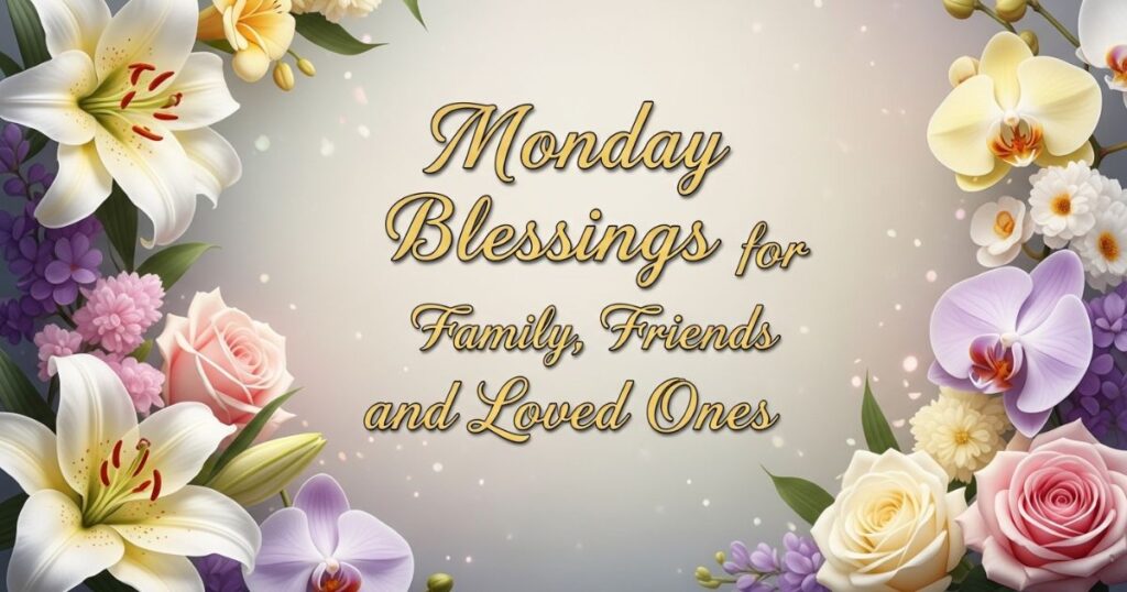Monday Blessings for Family, Friends, and Loved Ones