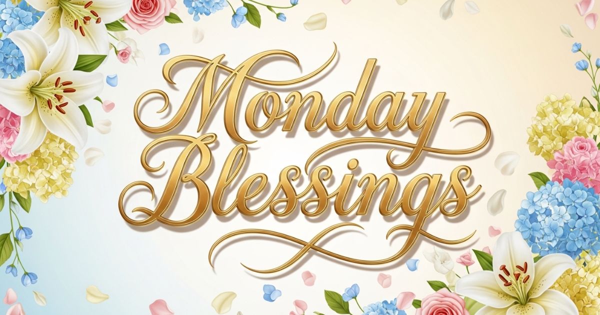 monday blessings
