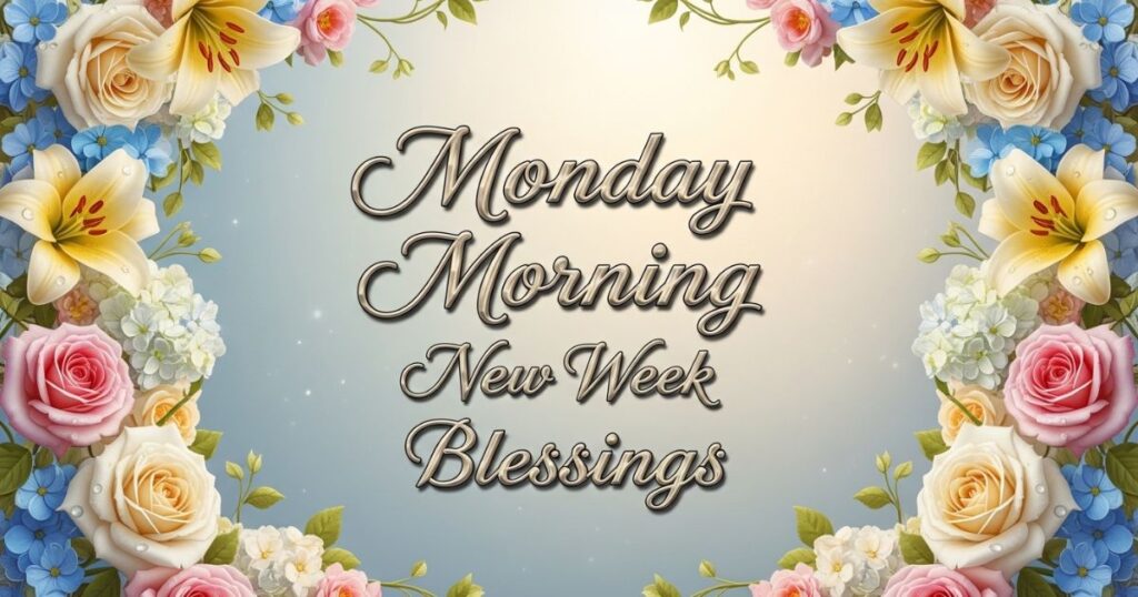 Monday Morning New Week Blessings