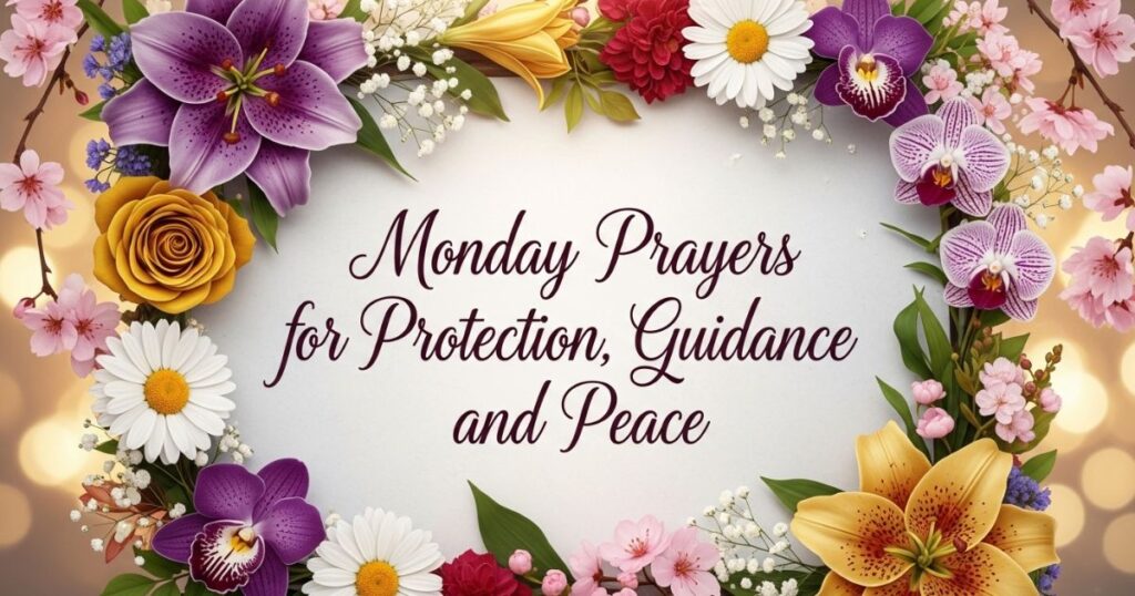 Monday Prayers for Protection, Guidance, and Peace