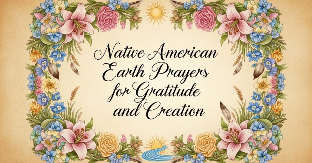 Native American Earth Prayers for Gratitude and Creation