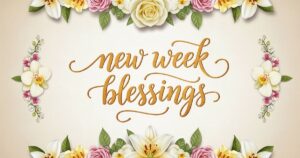 new week blessings