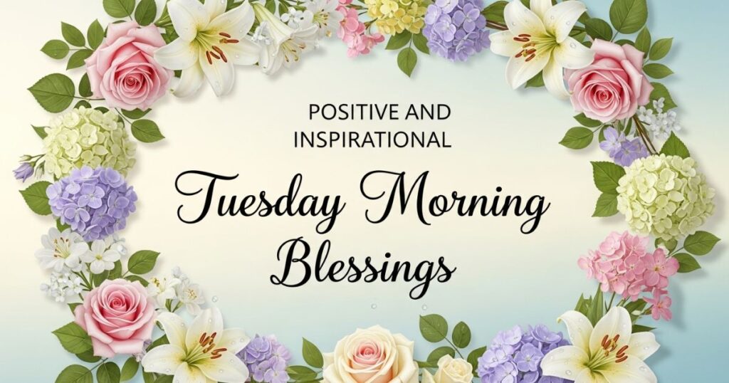 Positive and Inspirational Tuesday Morning Blessings