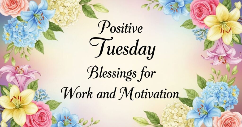 Positive Tuesday Blessings for Work and Motivation