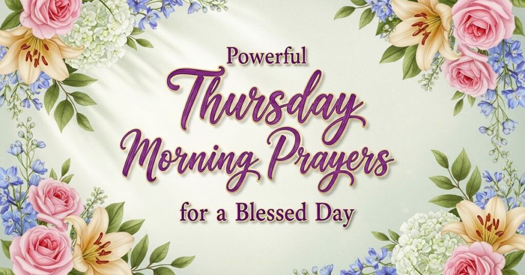 Powerful Thursday Morning Prayers for a Blessed Day