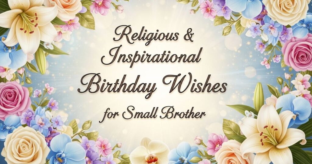 Religious & Inspirational Birthday Wishes for Small Brother